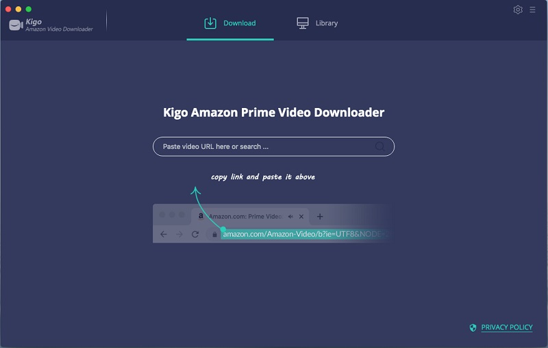 Amazon Prime Video Downloader Interface