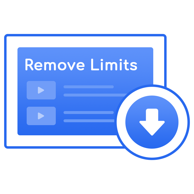 remove download limits