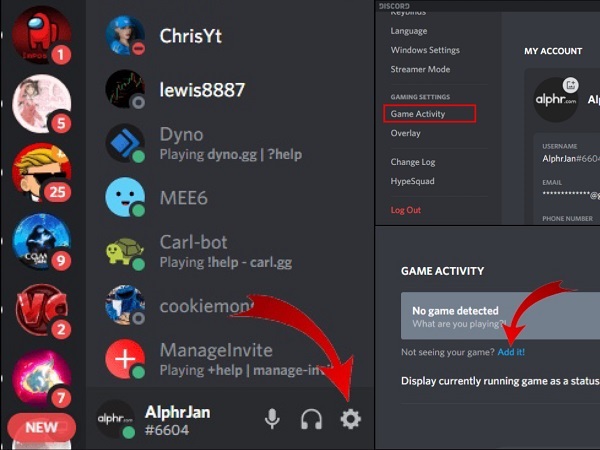 add amazon prime to discord