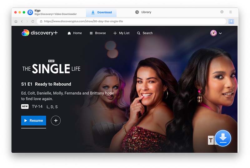 Kigo DiscoveryPlus Video Downloader for Mac