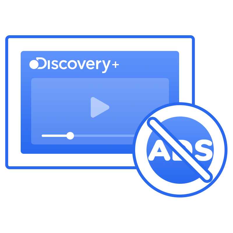 remove ads from Discovery Plus