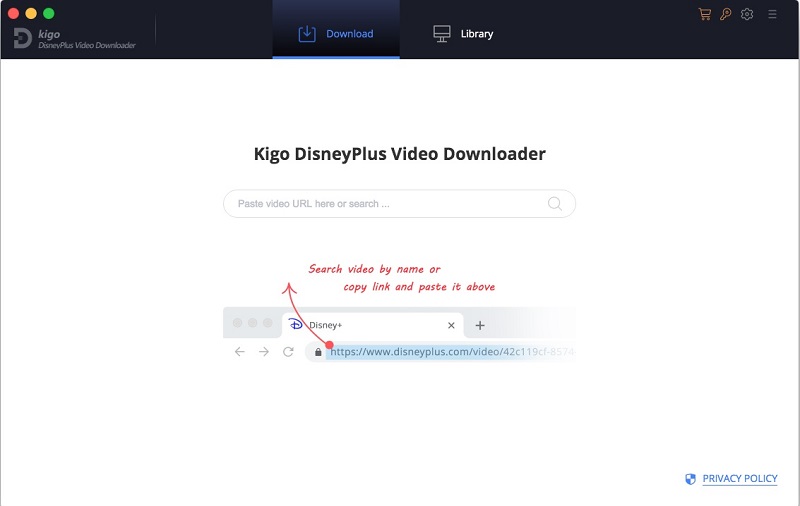 interface of Disney+ Video Downloader for Mac