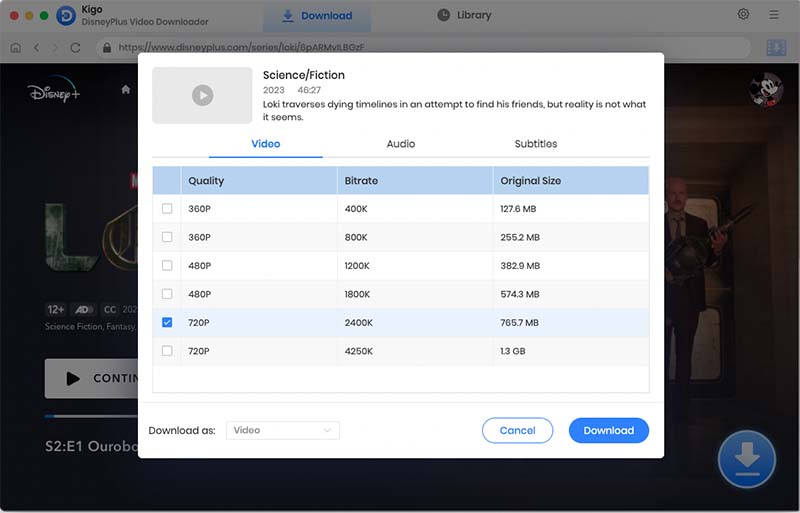 advanced download settings