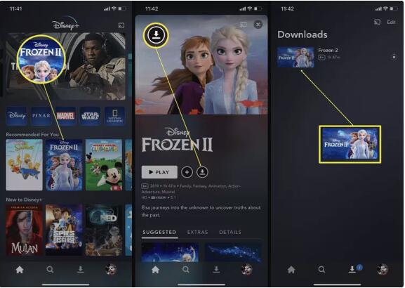 atch Disney Plus Videos on Disney+ app