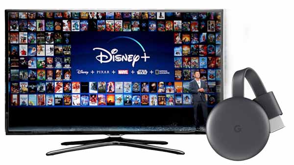 play disney+ on chromecast