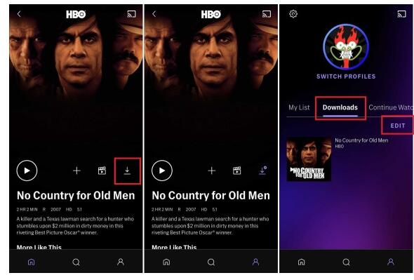 Watch HBO Max Videos Offline on Mobile Device