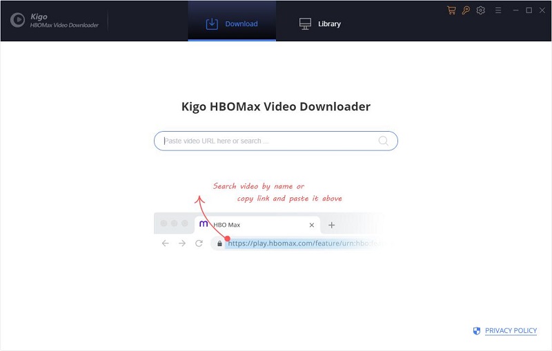 interface of HBOMax Video Downloader