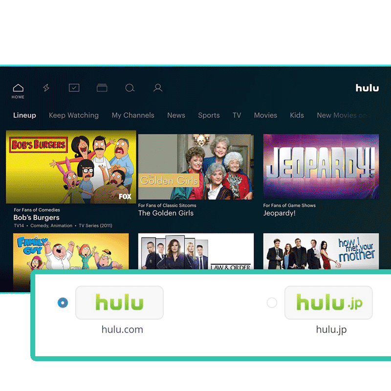 Support Hulu US and Hulu Japan