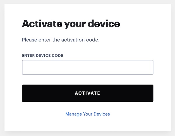 Activate Hulu on Smart TV