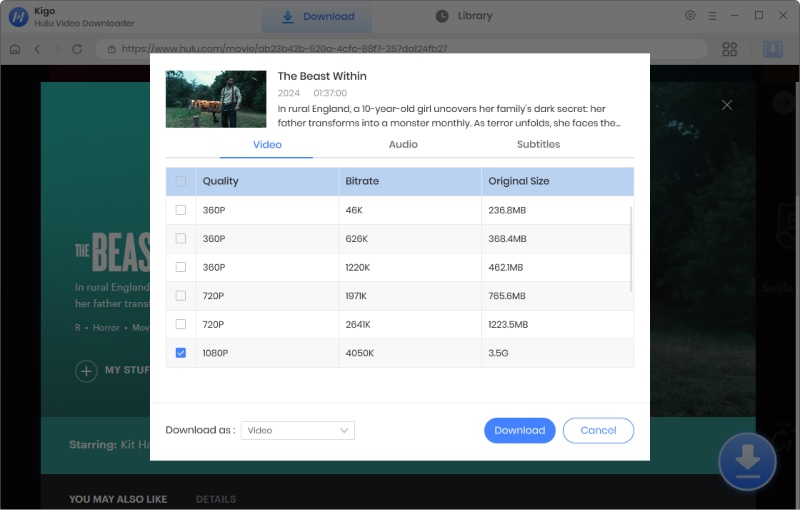 advanced download settings