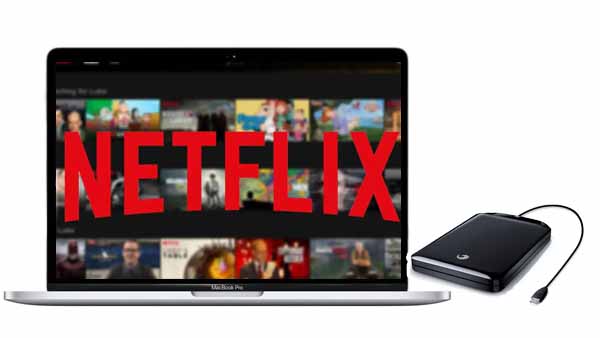transfer Netflix downloads to an External Hard Drive