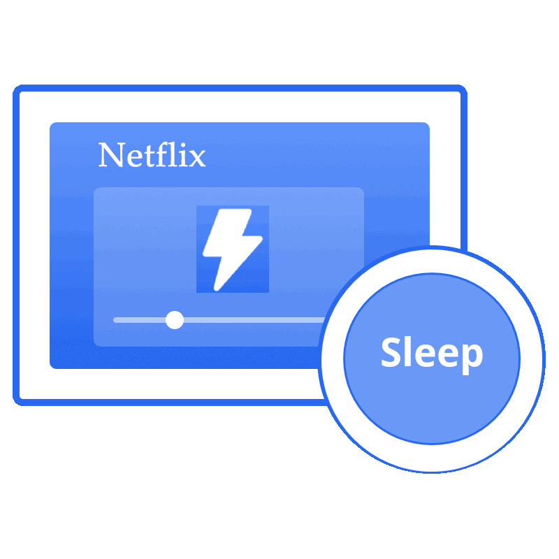 sleep after complete downloading