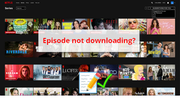 fix netflix not downloading episode issue