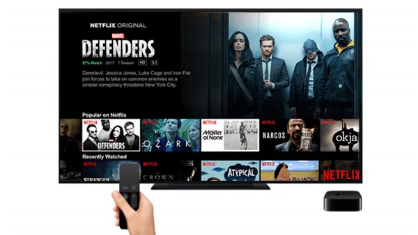 Как удалить netflix с apple tv