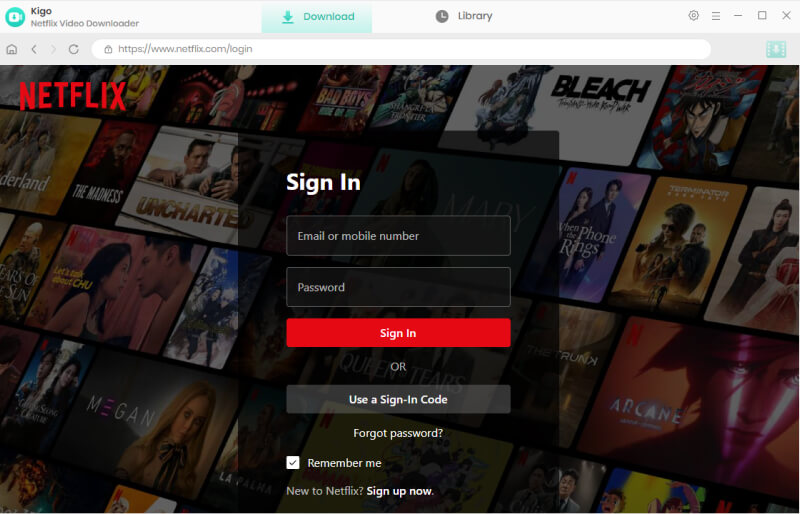 sign in netflix account